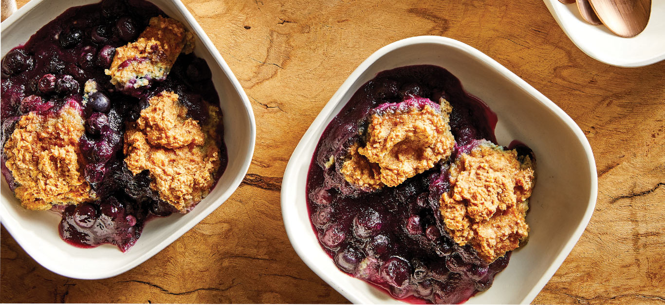 Vegan Blueberry Cobbler