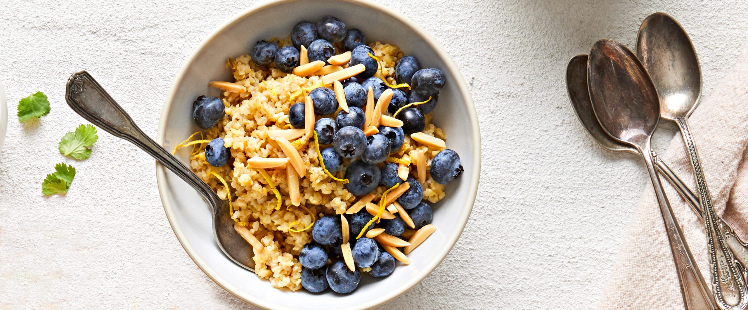 Blueberry Bliss Breakfast Bowls with Freekeh