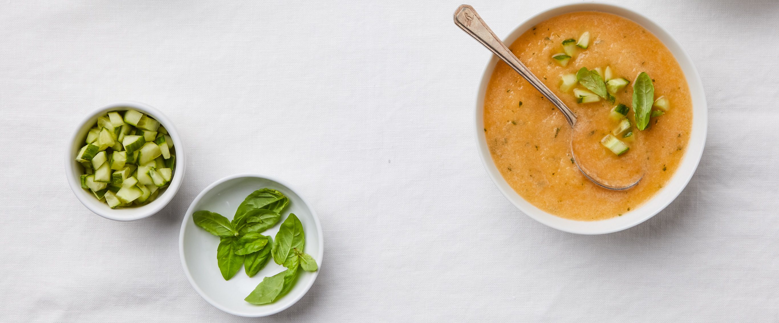 Cantaloupe-Cucumber Soup