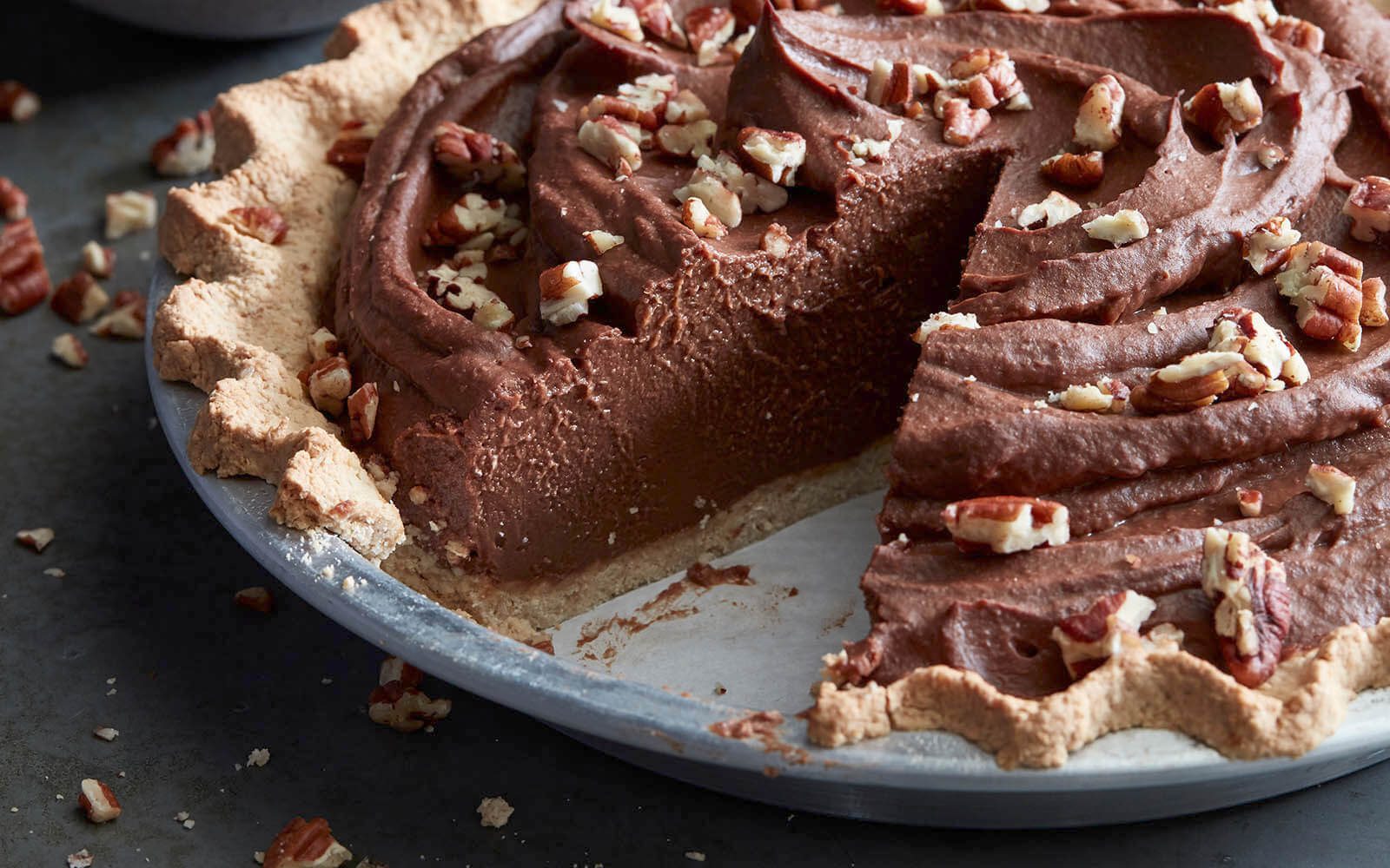 Silky Vegan Chocolate Pie