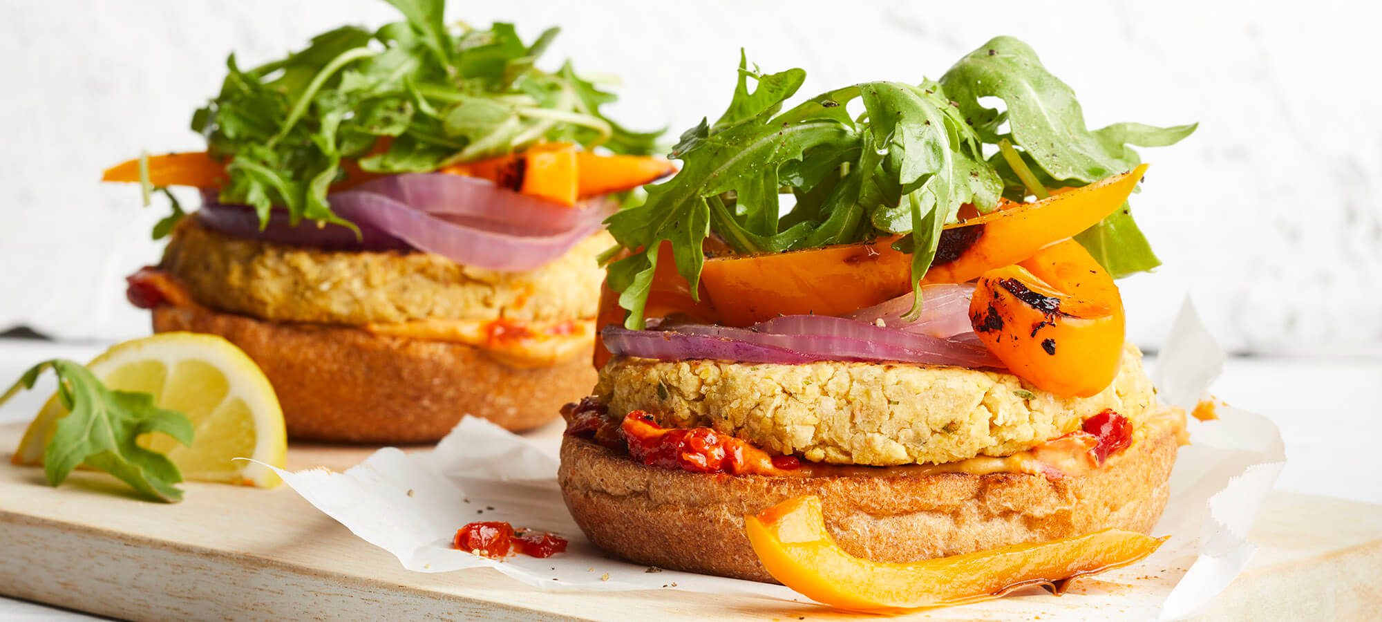 Mediterranean Chickpea Burgers