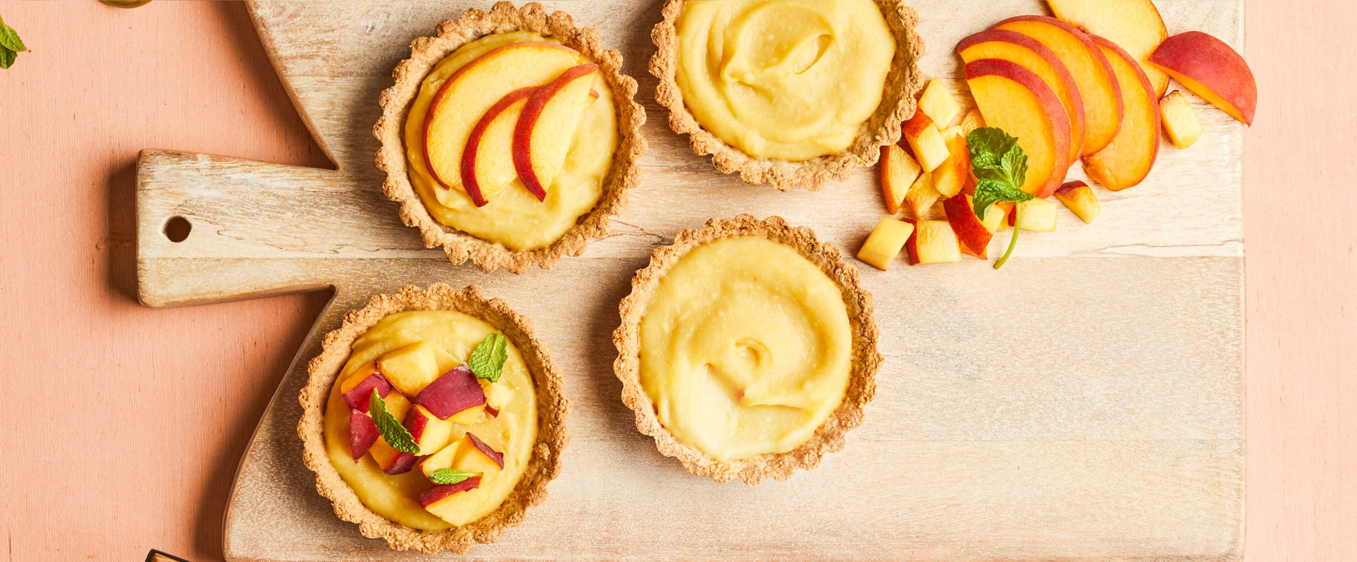 Mini Peach Tarts