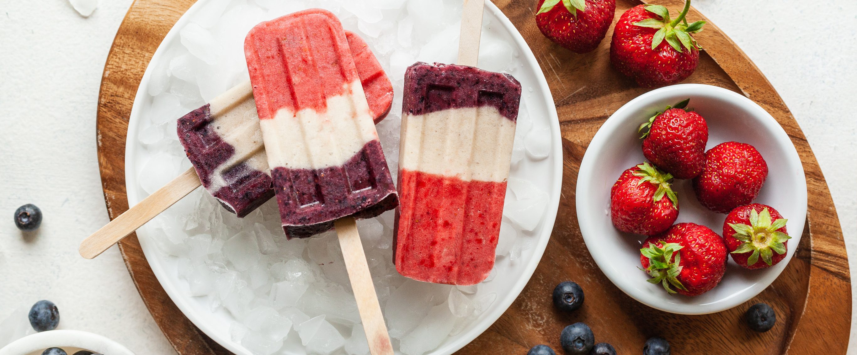 Patriotic Fruit Pops