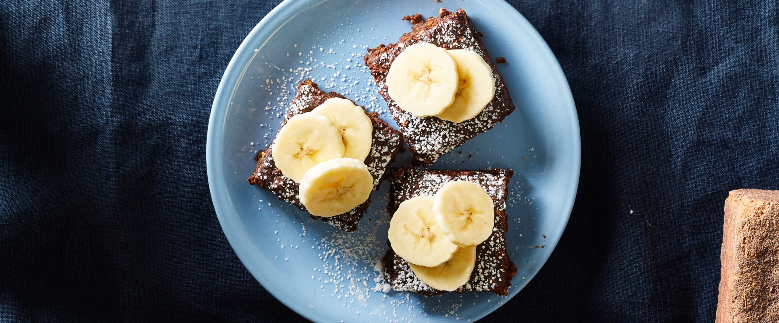 Banana and Chocolate Peanut Butter Brownies