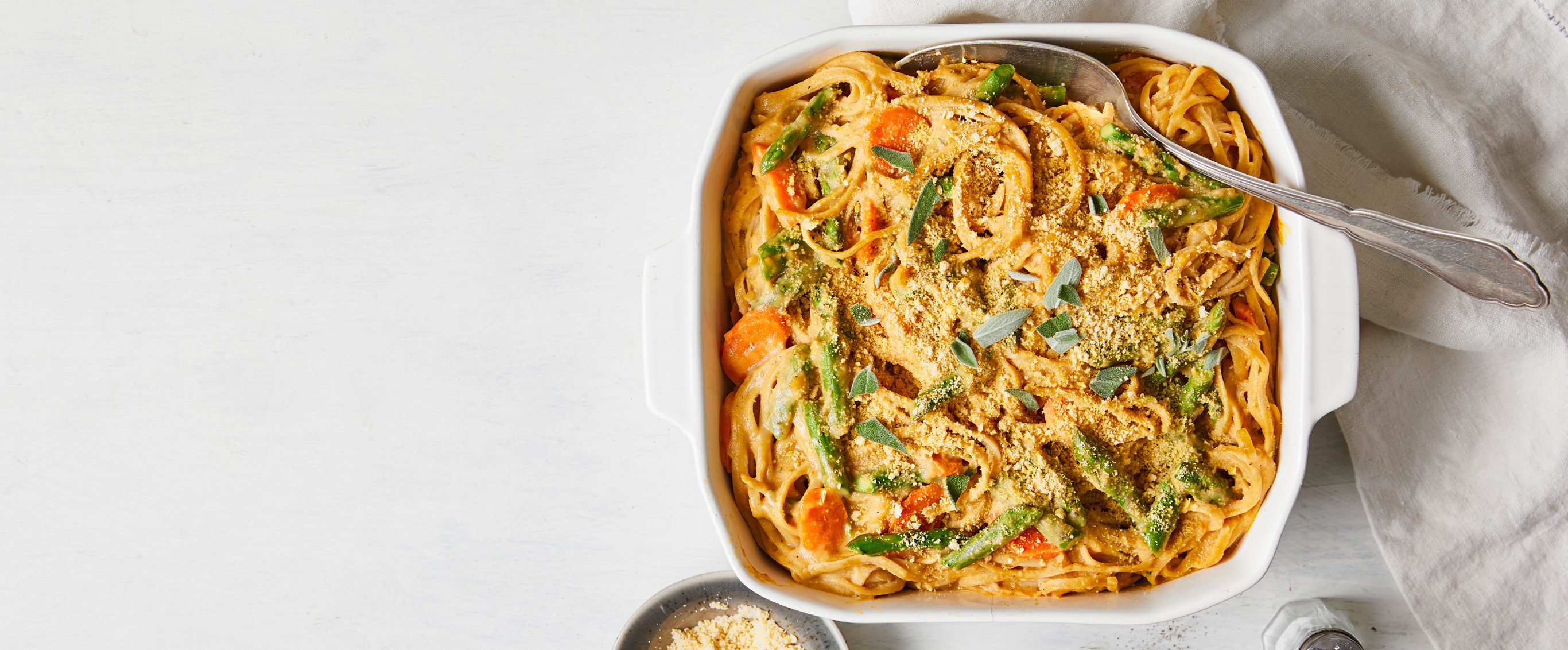 Pumpkin Alfredo Casserole