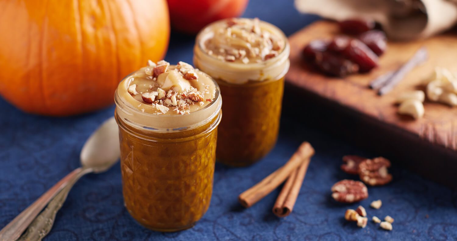 Pumpkin Parfait with Cashew Vanilla Cream