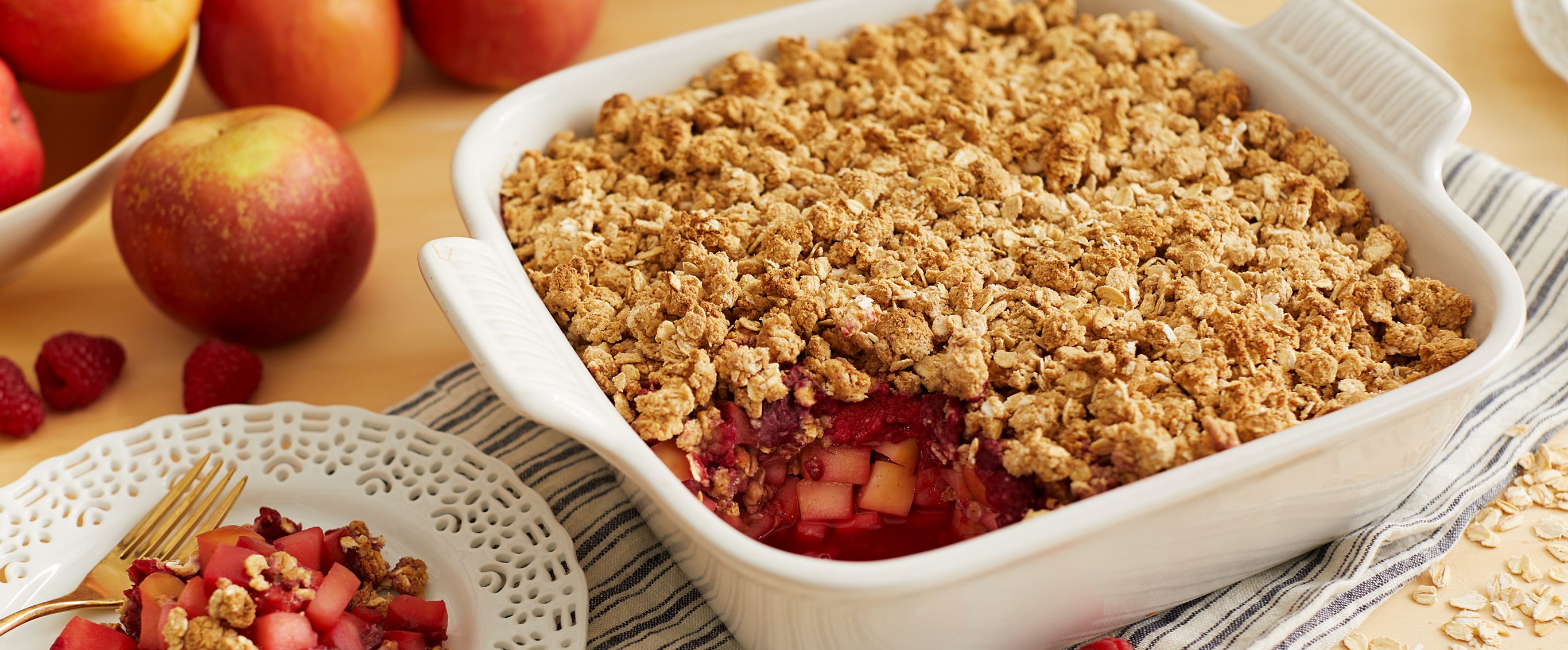 Apple-Raspberry Crisp