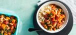 Microwave Sweet Potato and Kale Chili
