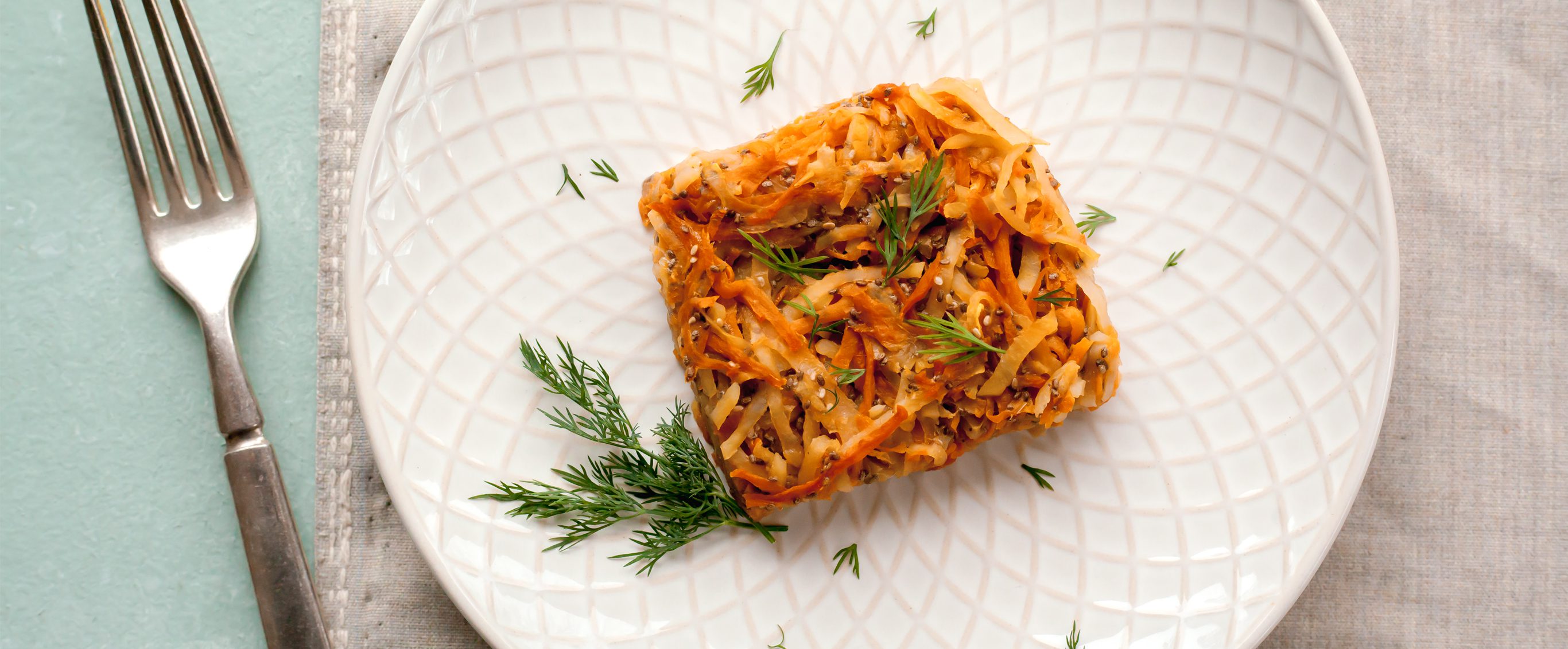 Tricolor Sweet Potato Kugel