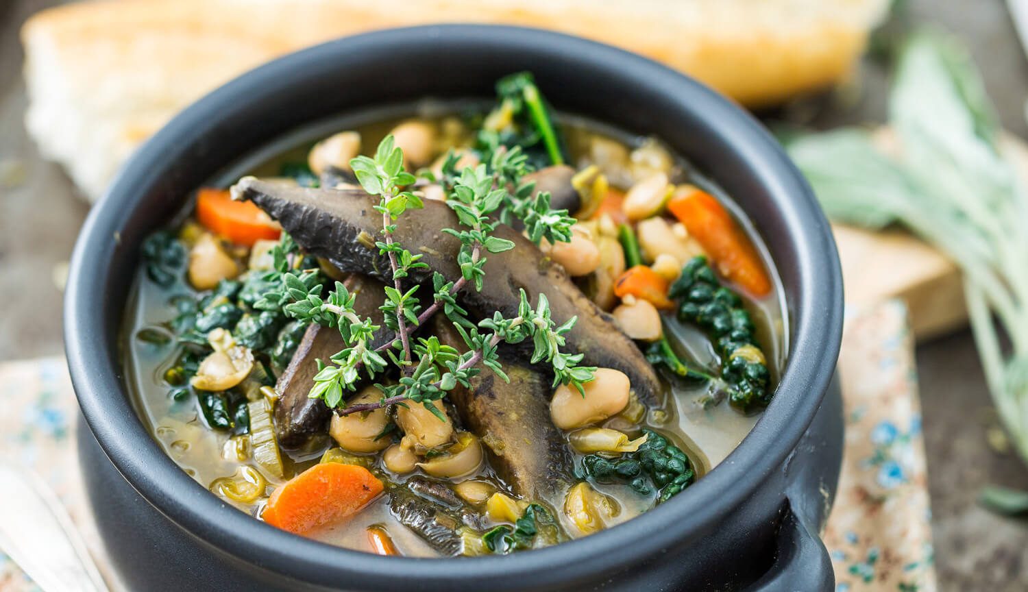 White Bean & Portobello Stew