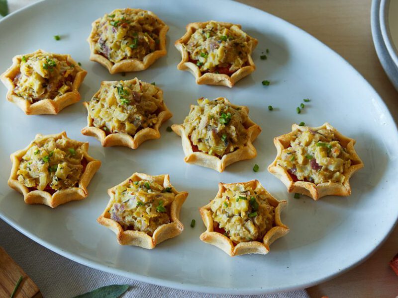 sweet potato mini galettes