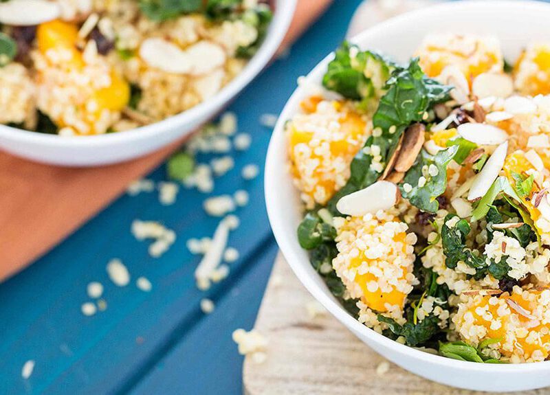 Quinoa Millet w Kale and Butternut Squash