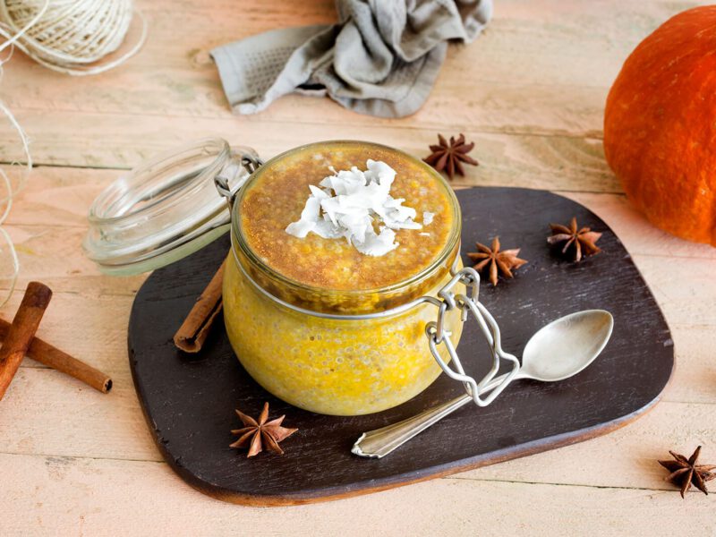 Vegan Pumpkin Spice Chia Pudding