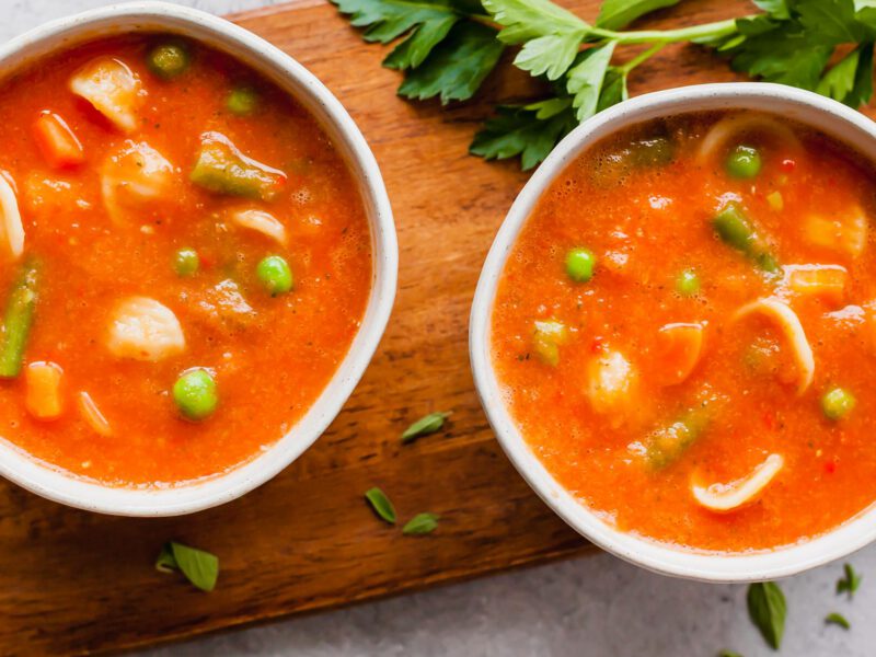 Roasted Tomato and Red Pepper Soup