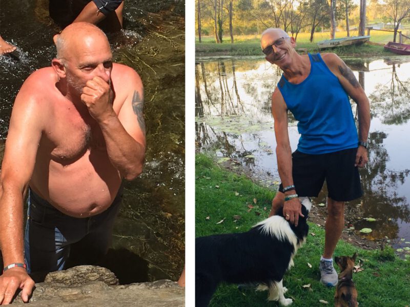 Tony Nel before after mediterranean diet to plant-based diet