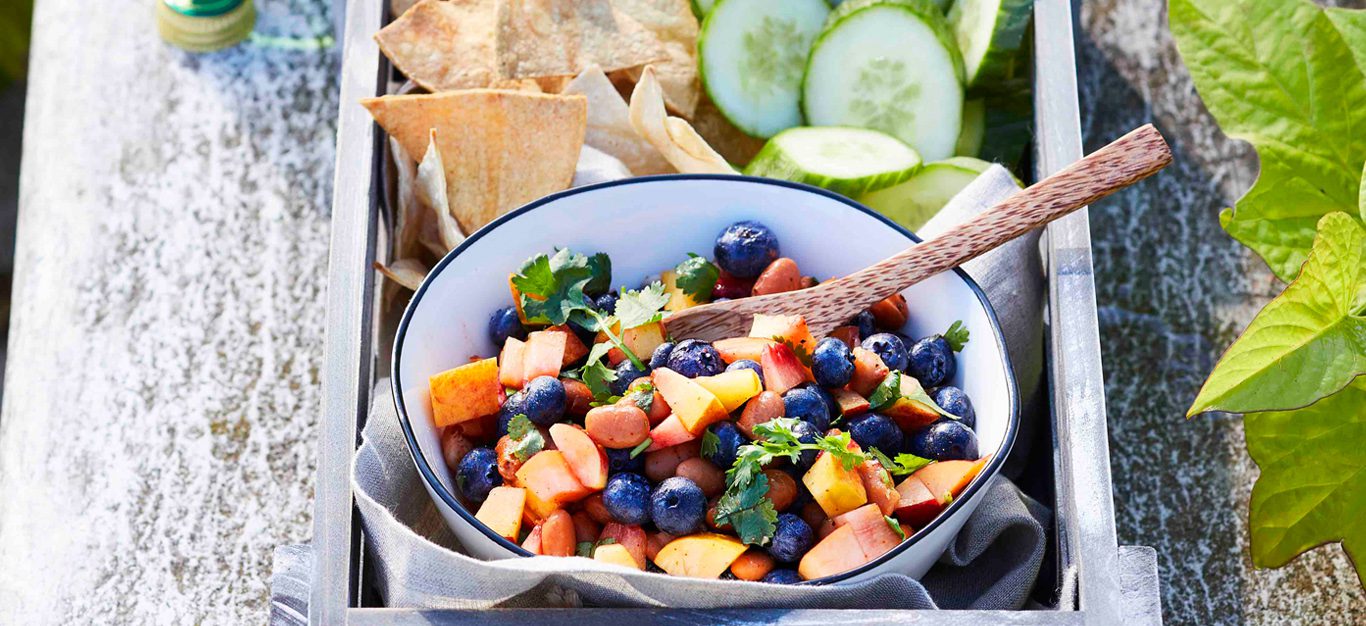Nectarine and Blueberry Salsa