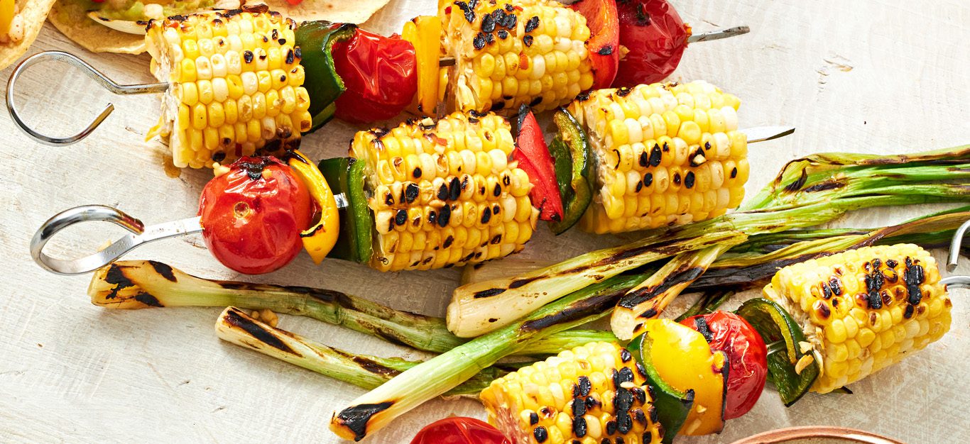 Veggie Fajita Kabobs